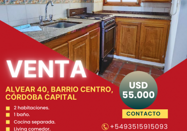 Departamento 2 dormitorios en Barrio Centro, Cordoba Capital