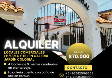 OFICINAS/LOCALES EN ALQUILER